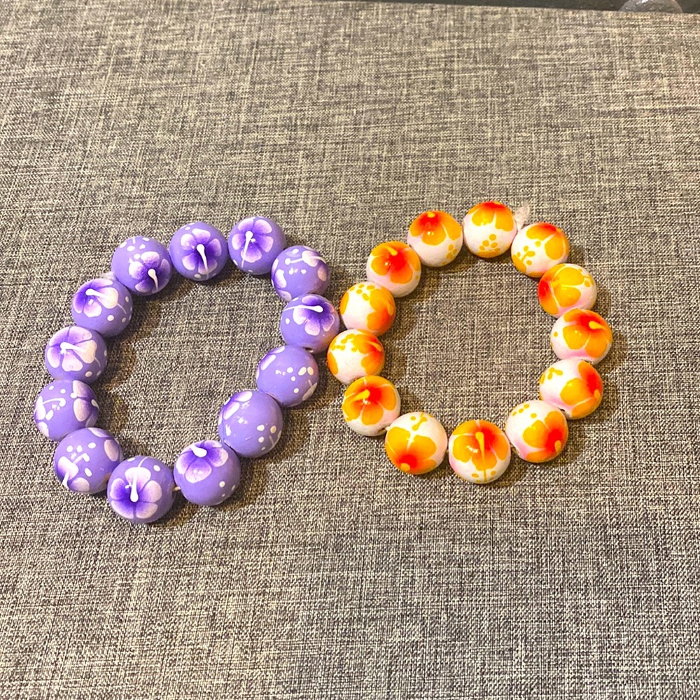 Colorful Kona Bead Bracelets
